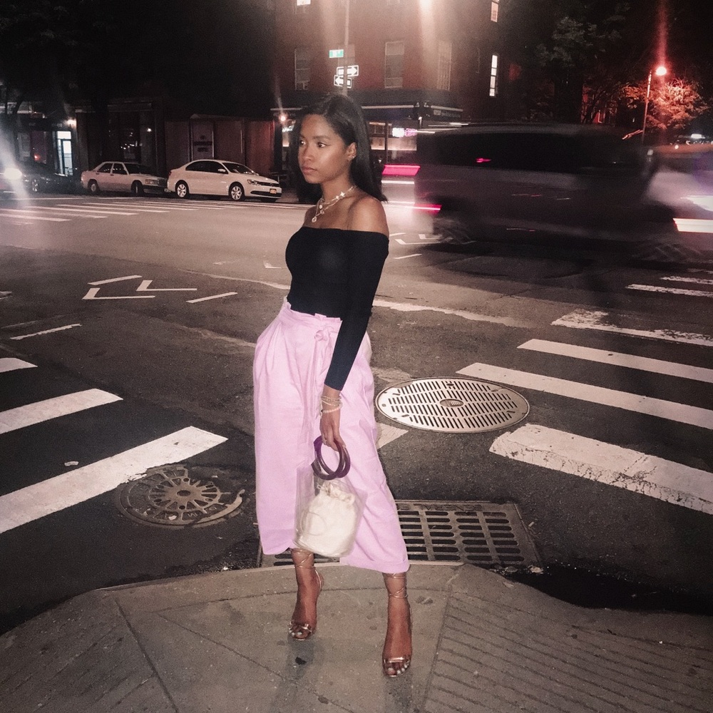 Lilac pants